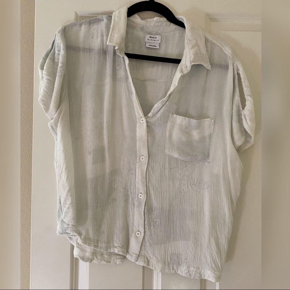 Rvca Button Up - image 1